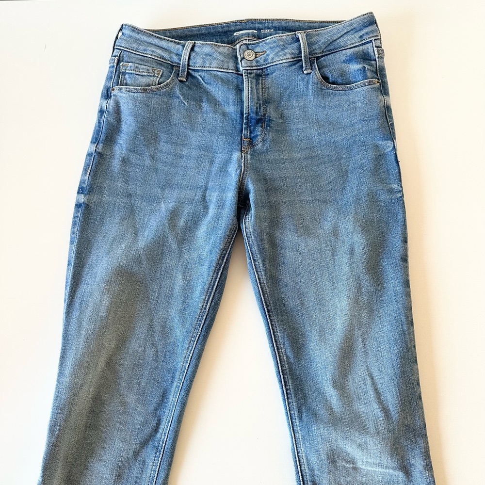 Old Navy Women's Light Blue Skinny Jeans Size 6